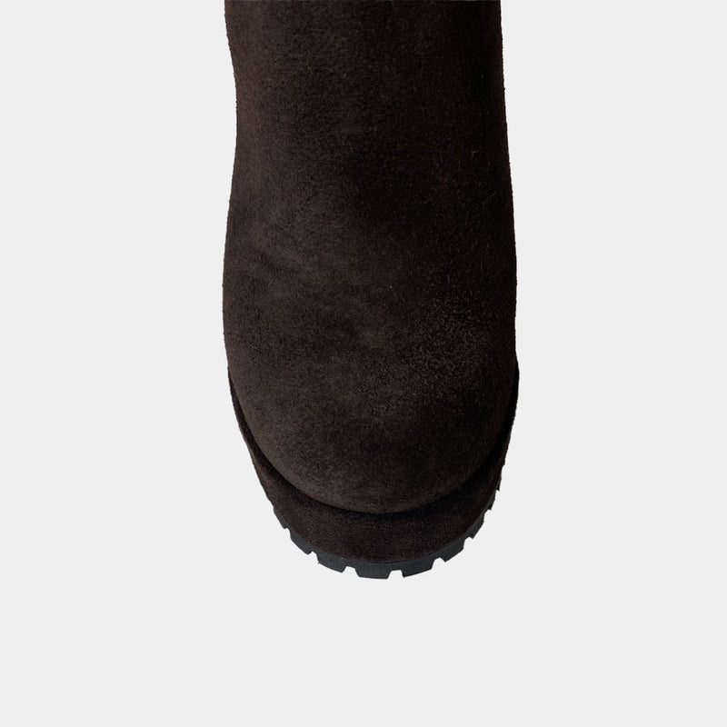 Boots Ann Tuil Delice - Velours Marron