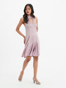 Vestido Delphine - Rosa polvorienta