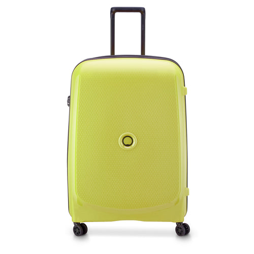 Valise Trolley Extensible 4 Doubles Roues 76 Cm - Vert Chartreuse