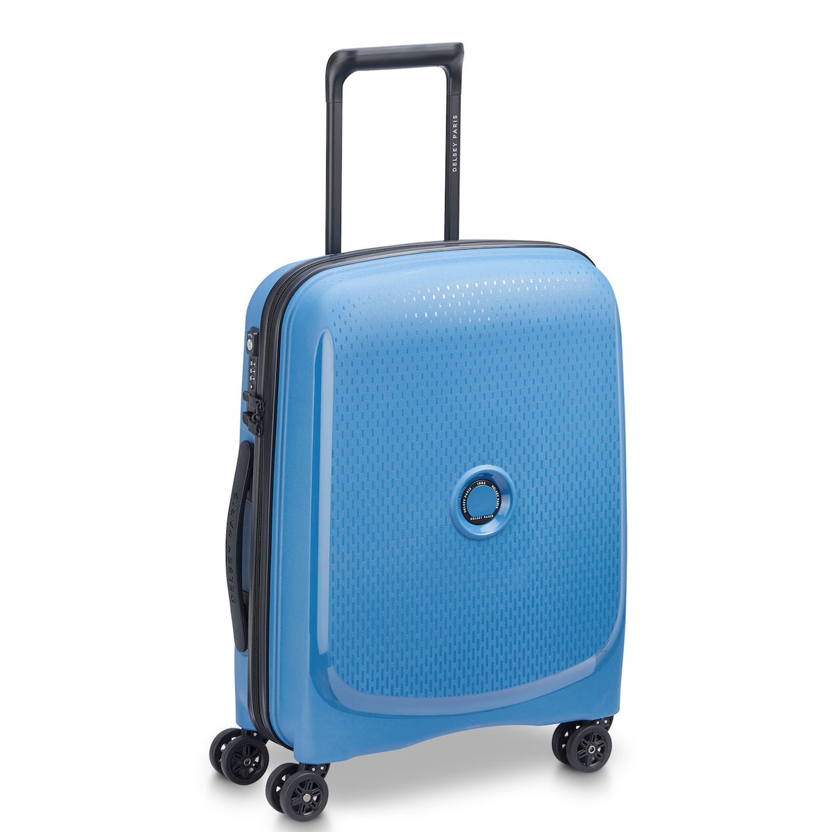 Valise Cabine - Belmont Plus - S Slim (55Cm) - Matière Recyclée - Bleu Zinc