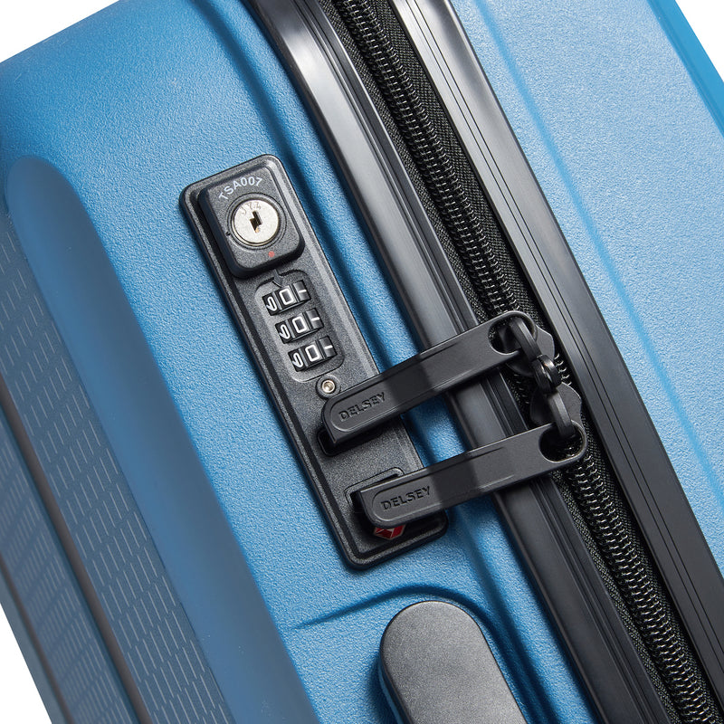 Valise Cabine Belmont Plus Slim (55Cm) - Bleu Zinc