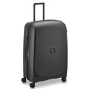 Valise Trolley Extensible 4 Doubles Roues Grande - Noir