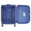 Valise Brochant 2.0 Trolley Extensible 4 Doubles Roues 67 Cm -  - Bleu