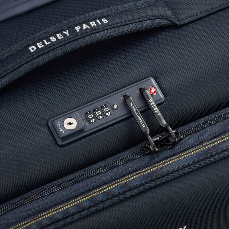 Expandable Cabin Suitcase (55 Cm) - Brochant 3 - Blue