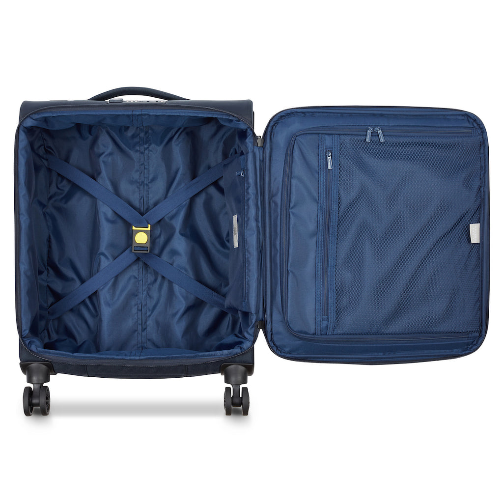 Valise Cabine Slim (55 Cm) - Brochant 3 - Bleu