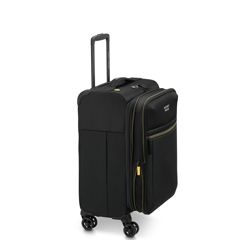 Expandable Cabin Suitcase (55 Cm) - Brochant 3 - Black