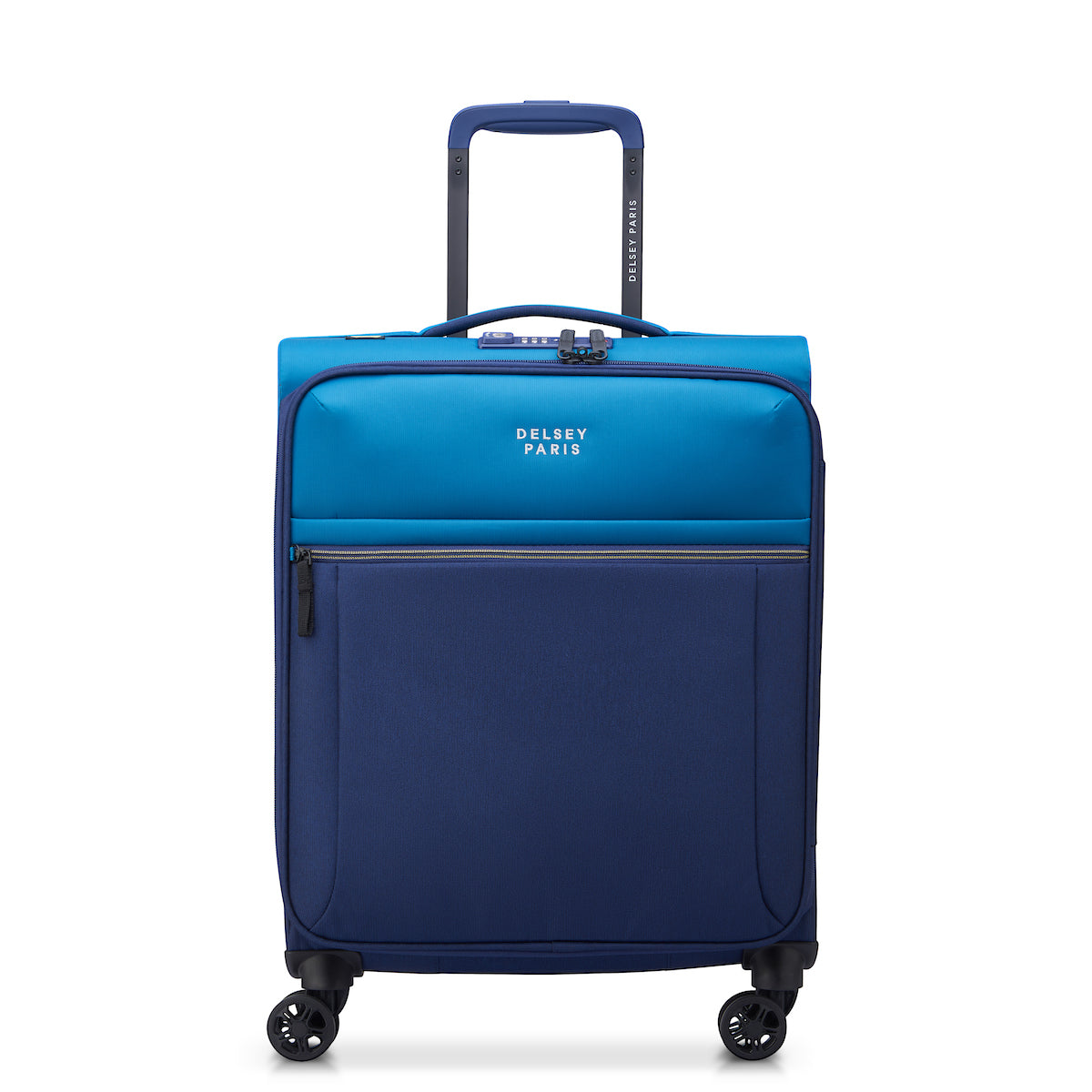Valise Cabine Slim (55 Cm) - Brochant 3 - Bleu