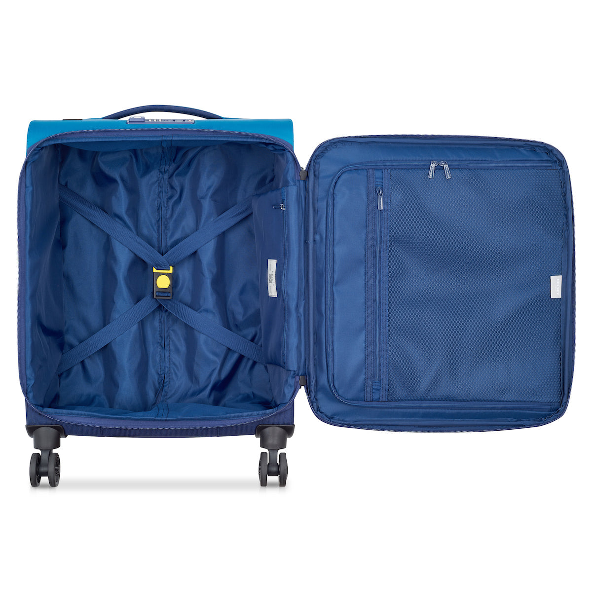 Valise Cabine Slim (55 Cm) - Brochant 3 - Bleu