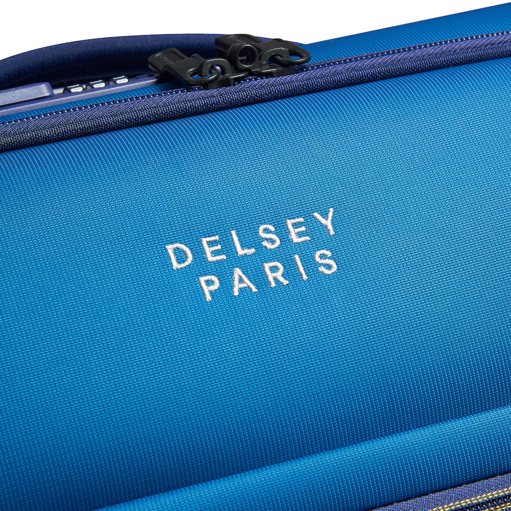 Valise Cabine Slim (55 Cm) - Brochant 3 - Bleu