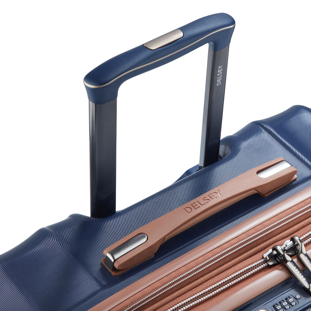 Valise Trolley Extensible 4 Doubles Roues (76 Cm) Carrousel 2 - Bleu