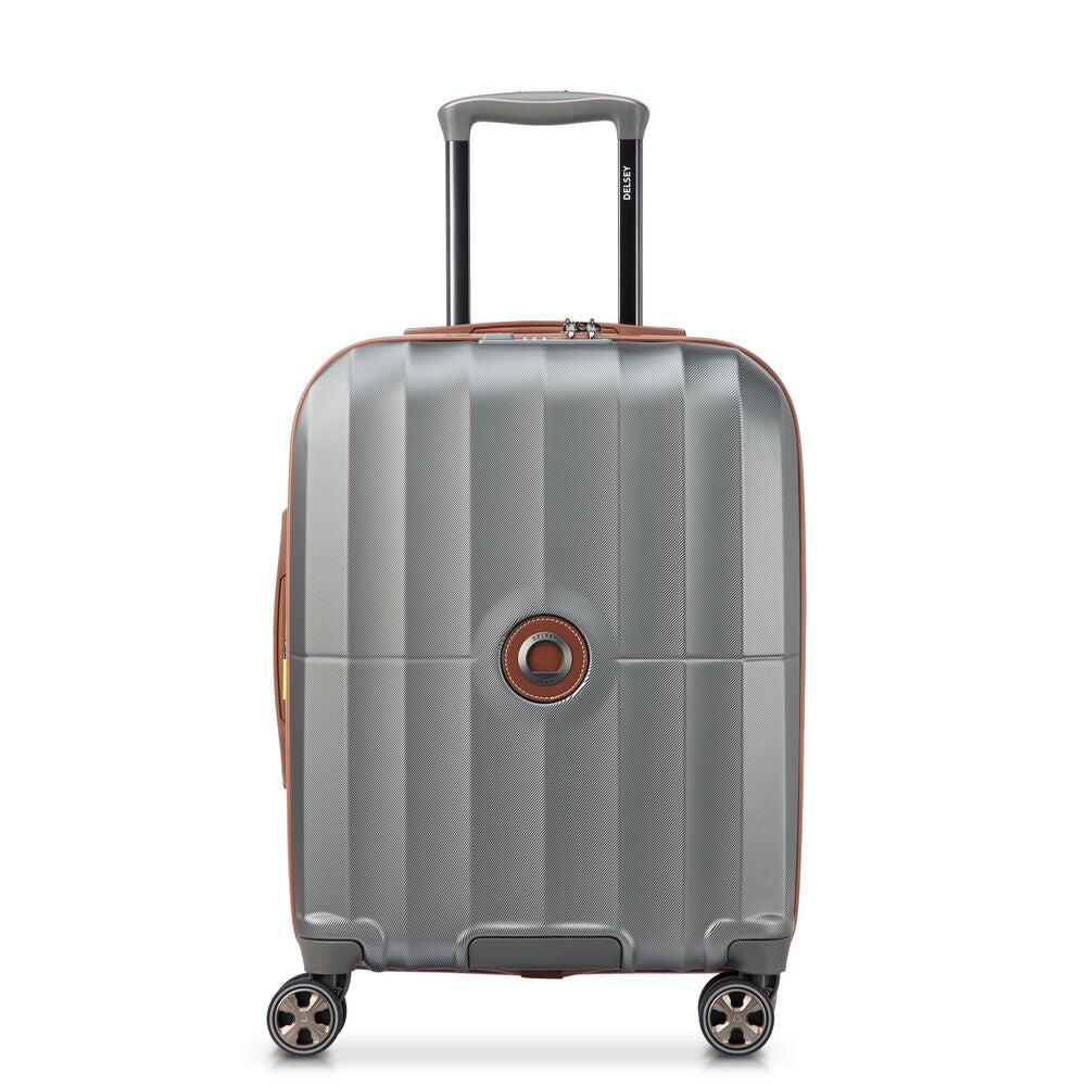 Valise Trolley Slim Extensible 4 Doubles Roues (55 Cm) Carrousel 2 - Argent