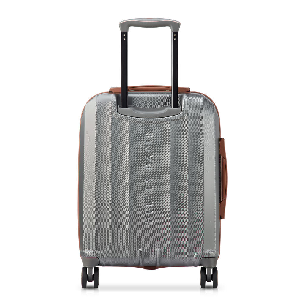Valise Trolley Slim Extensible 4 Doubles Roues (55 Cm) Carrousel 2 - Argent