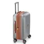 Valise Trolley Slim Extensible 4 Doubles Roues (55 Cm) Carrousel 2 - Argent