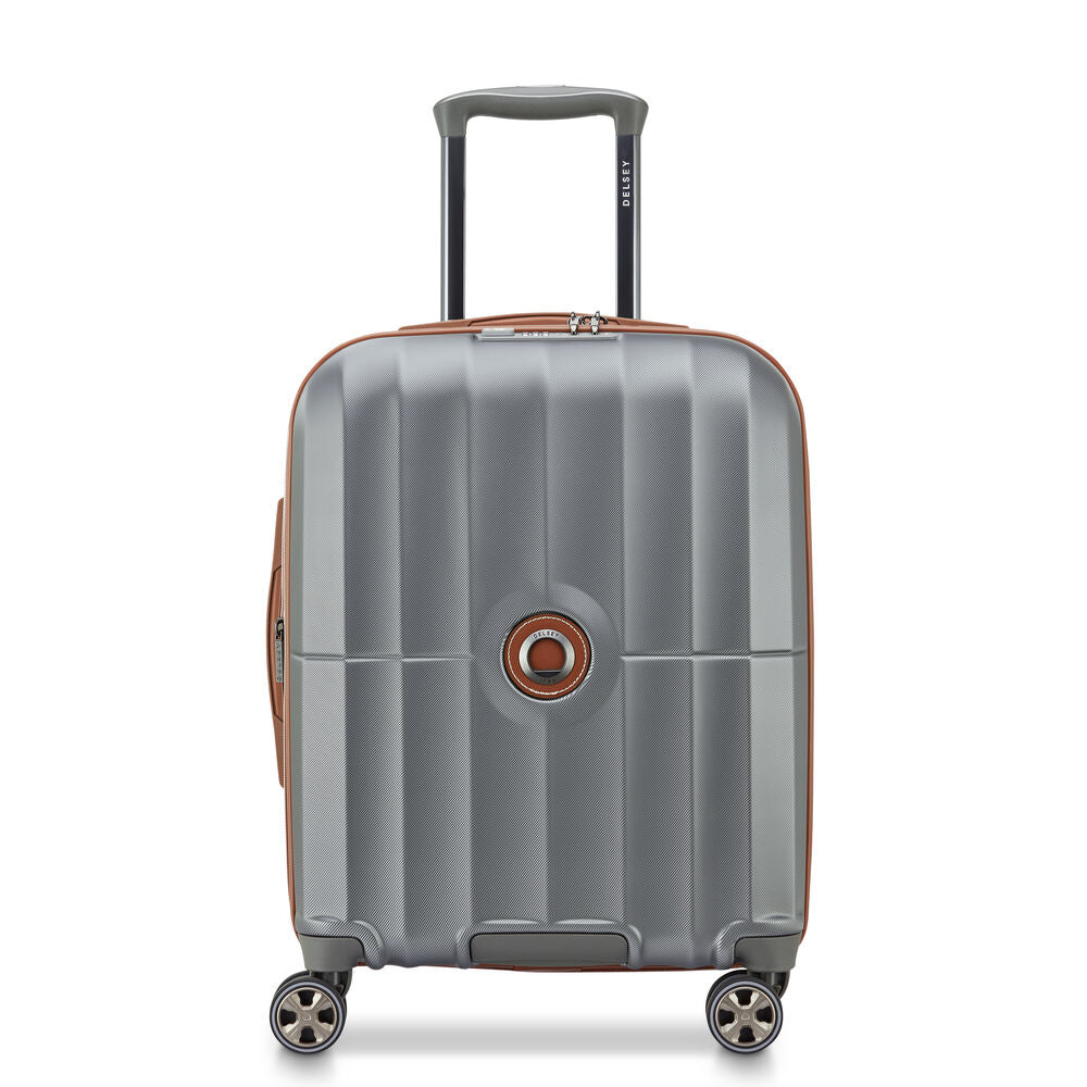 Valise Trolley Slim Extensible 4 Doubles Roues (55 Cm) Carrousel 2 - Argent