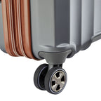Valise Trolley Slim Extensible 4 Doubles Roues (55 Cm) Carrousel 2 - Argent