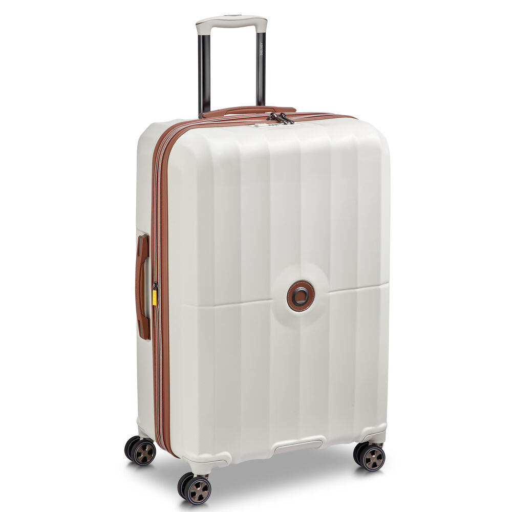 Valigia Trolley Espandibile 4 Doppie Ruote (76 Cm) Carrousel 2 - Bianco Sporco