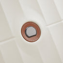 Expandable Cabin Suitcase (55 Cm) - Carrousel 2 - White