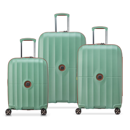 Set Of 3 Suitcases - Carrousel 2 - Green