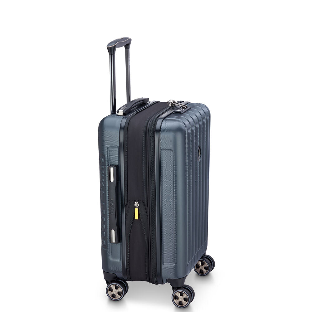 Valise Trolley Extensible 4 Doubles Roues (55 Cm) Longitude - Anthracite