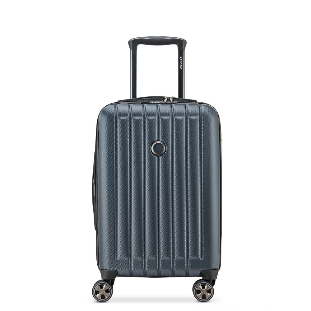 Valise Trolley Extensible 4 Doubles Roues (55 Cm) Longitude - Anthracite