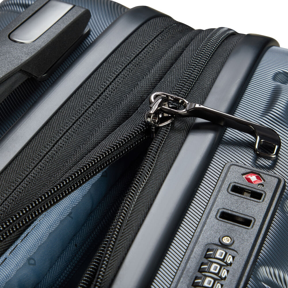 Valise Trolley Extensible 4 Doubles Roues (55 Cm) Longitude - Anthracite