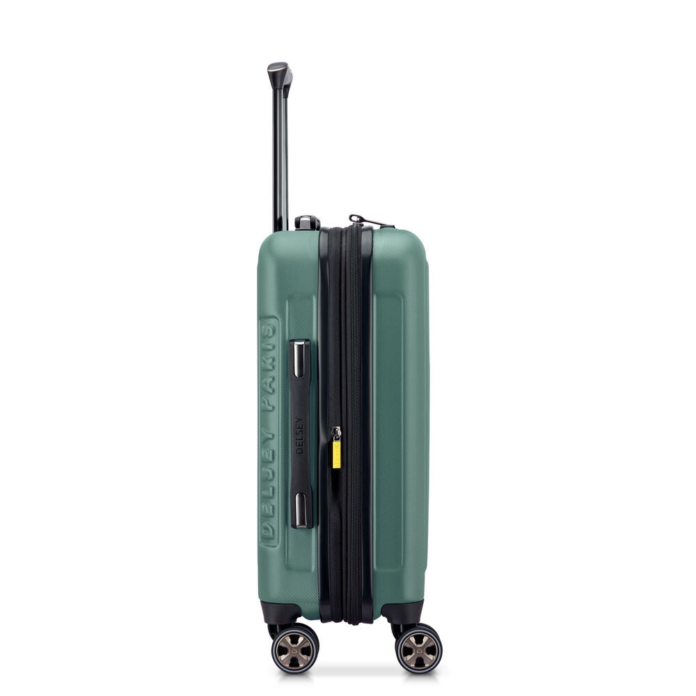 Valise Trolley Extensible 4 Doubles Roues (55 Cm) Longitude - Vert Foncé