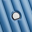 Expandable Cabin Trolley Suitcase 4 Double Wheels 55 Cm - Blue