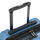 Expandable Cabin Trolley Suitcase 4 Double Wheels 55 Cm - Blue