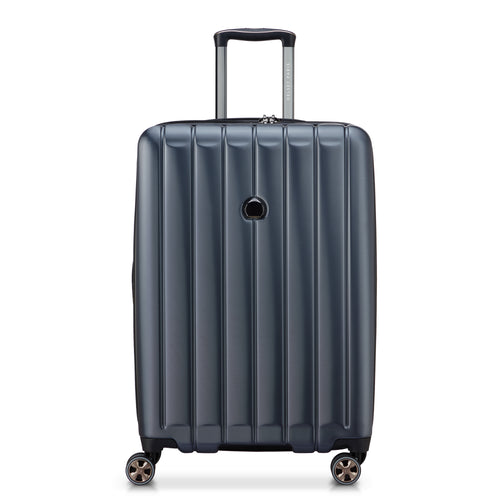 Expandable Trolley Suitcase 4 Double Wheels 69 Cm - Anthracite