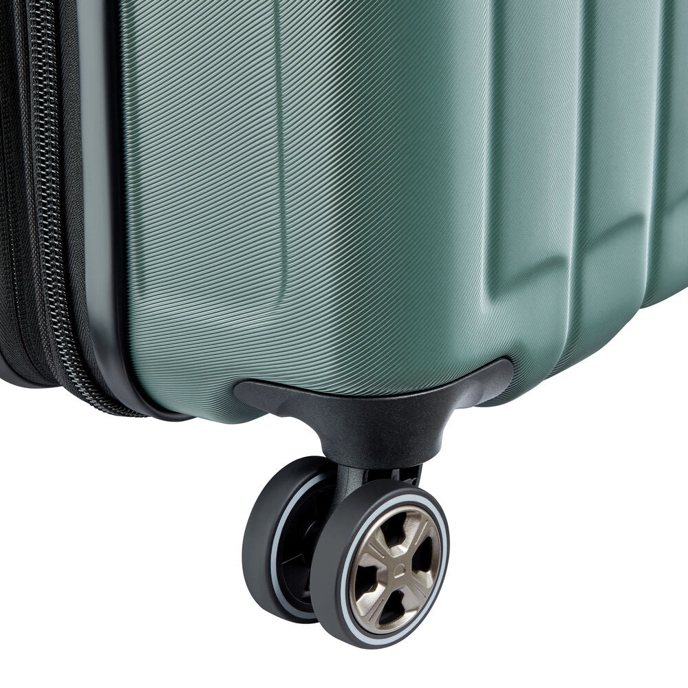 Longitude Expandable 4 Double-Wheel Trolley Suitcase 69 cm - Dark Green