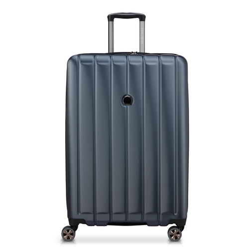 Expandable Trolley Suitcase 4 Double Wheels 76 Cm - Anthracite