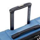 Expandable Trolley Suitcase 4 Double Wheels 76 Cm - Blue