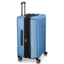 Expandable Trolley Suitcase 4 Double Wheels 76 Cm - Blue