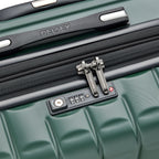 Maleta Trolley Extensible 4 Ruedas Dobles (76 cm) Longitude - Verde Oscuro