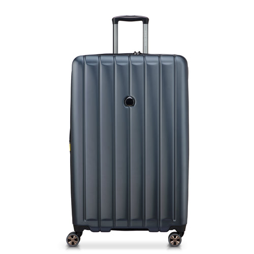 Expandable Trolley Suitcase 4 Double Wheels 81 Cm - Anthracite