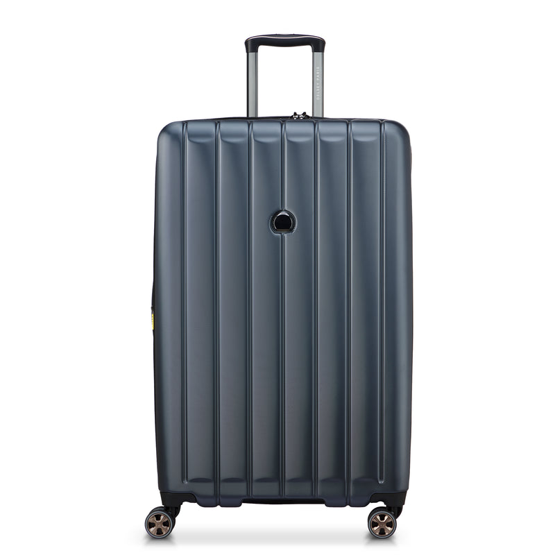 Expandable Trolley Suitcase 4 Double Wheels 81 Cm - Anthracite