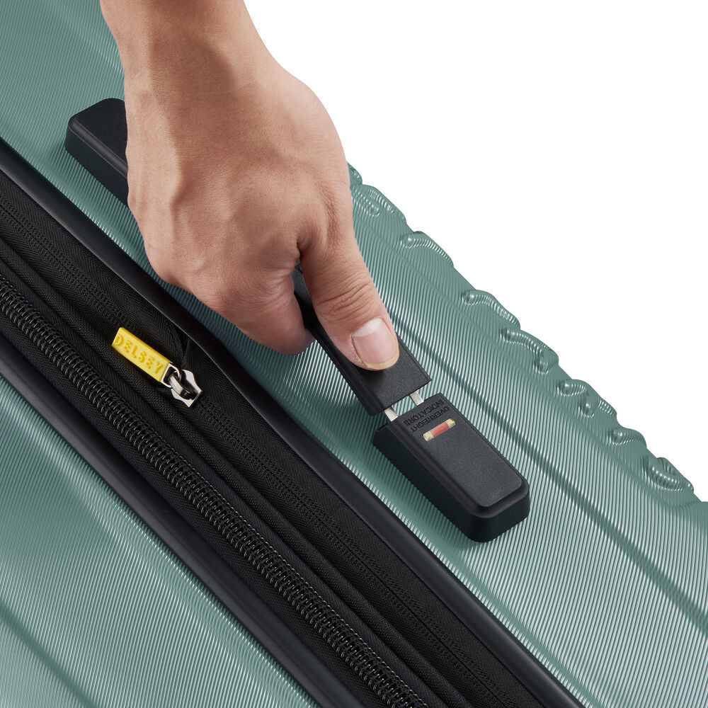 Valise Trolley Extensible 4 Doubles Roues (81 Cm) Longitude - Vert Foncé