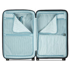 Valise Trolley Extensible 4 Doubles Roues (81 Cm) Longitude - Vert Foncé