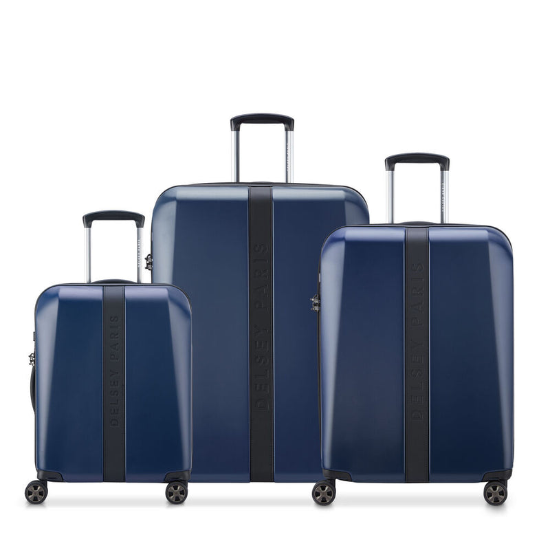 Set De 3 Valises Promenade Hard 2.0 - Bleu