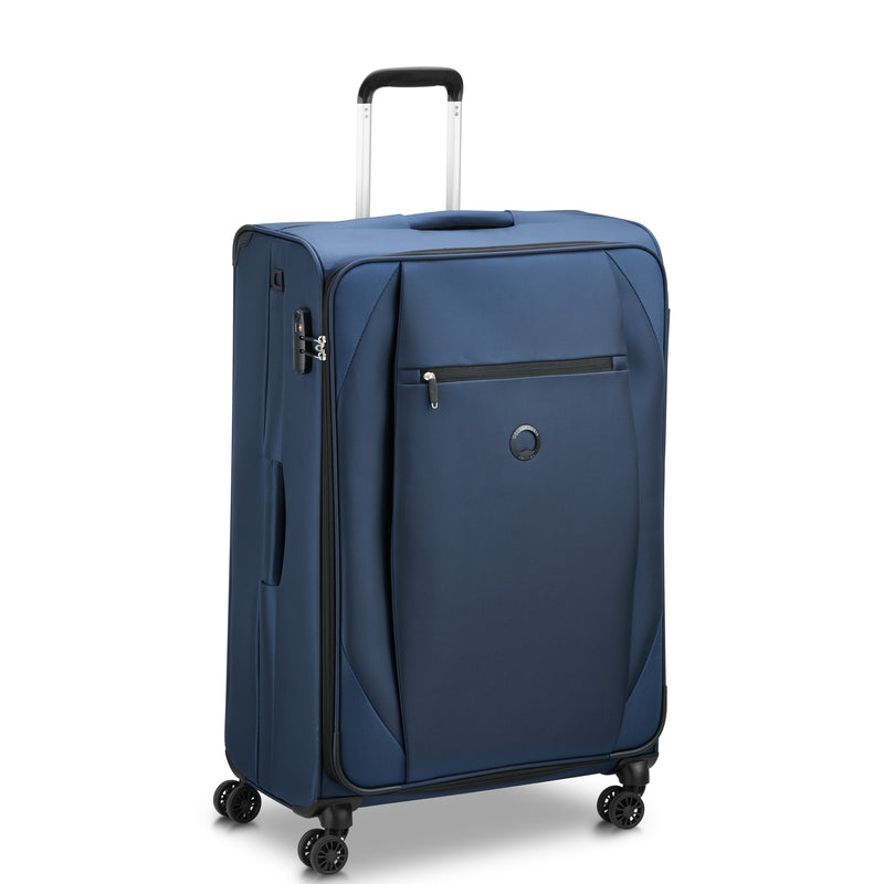 Valise Trolley 4 Doubles Roues 78 Cm - Rami - Bleu