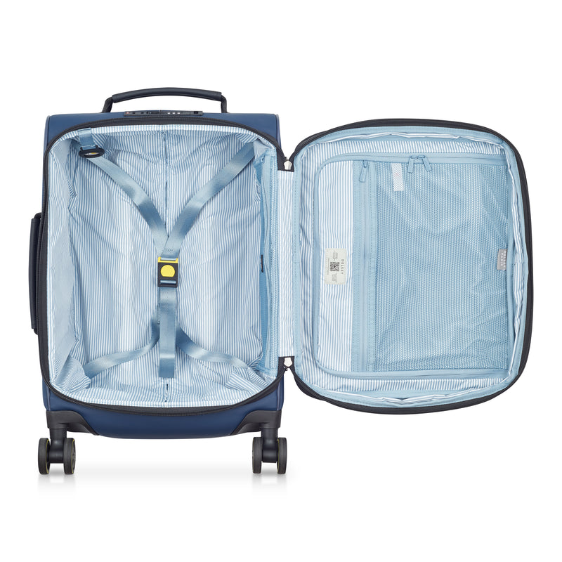 Valise Cabine Turenne Soft S Extensible (55cm) - Bleu Nuit