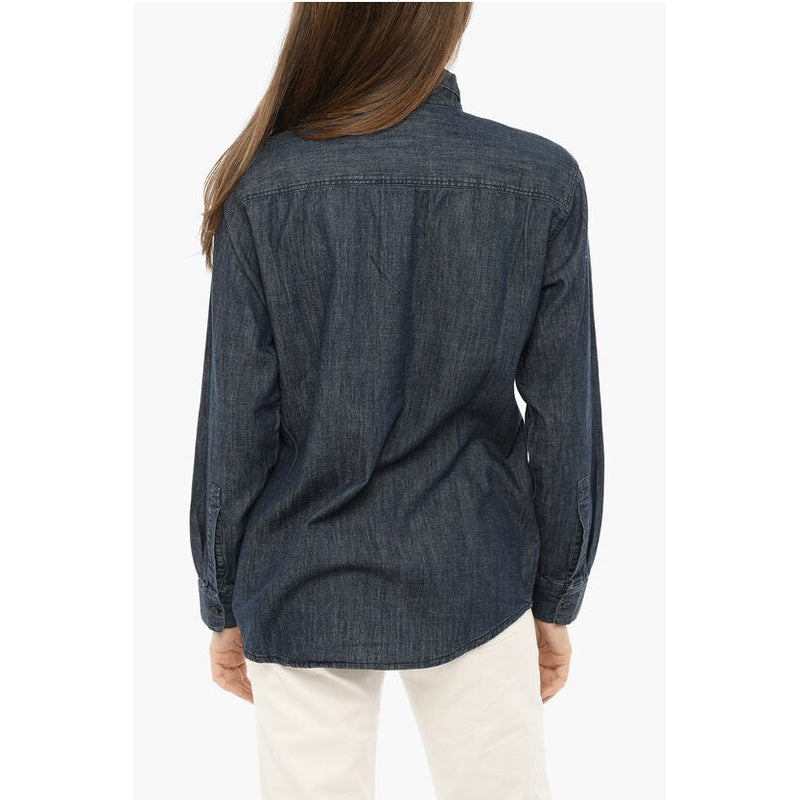 Surchemise Denim Chambray With Breast Pocket