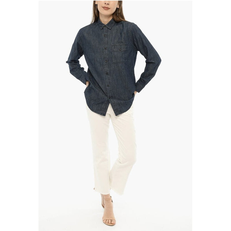 Surchemise Denim Chambray With Breast Pocket