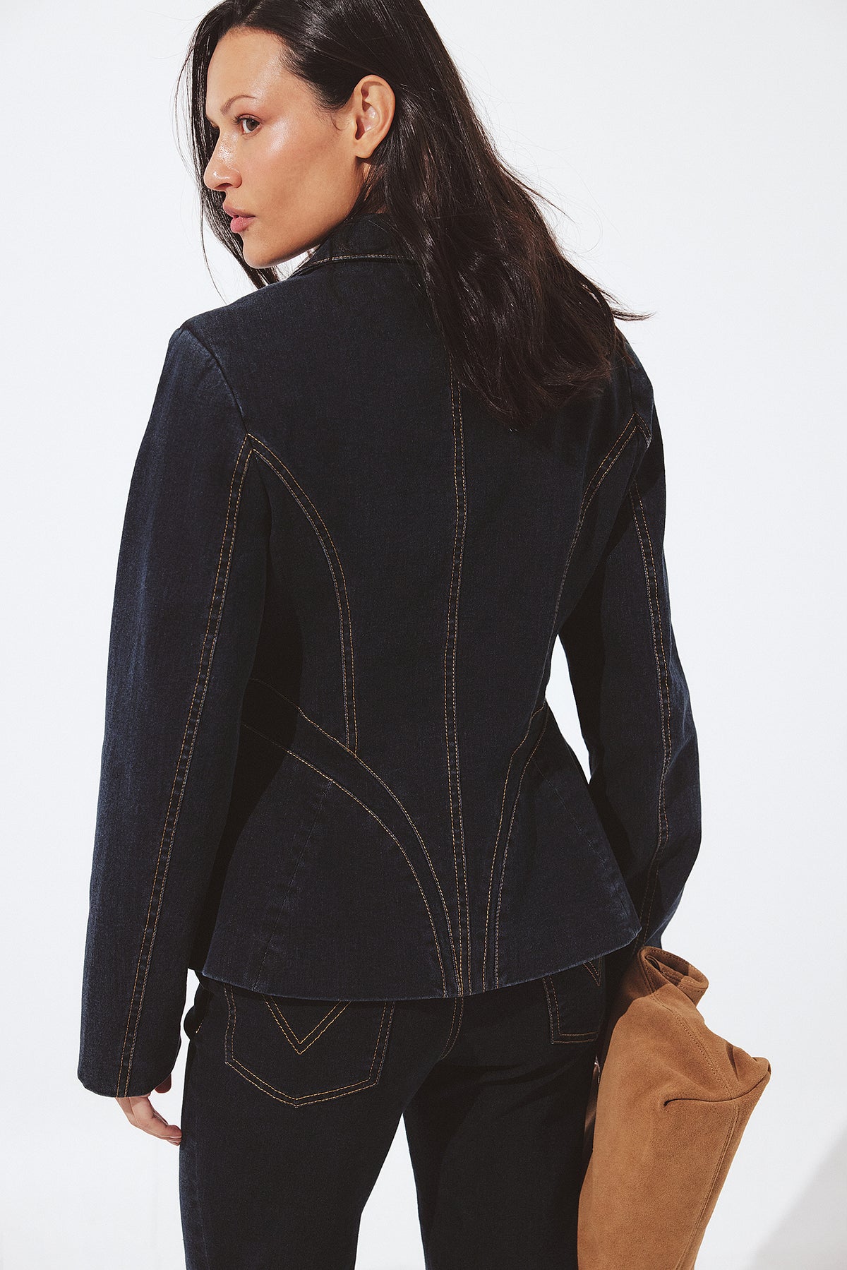 Blazer Denim - Bleu Foncé