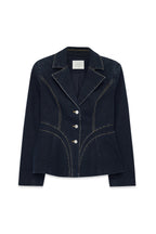 Blazer Denim - Bleu Foncé