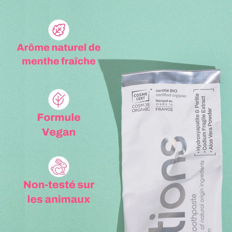 Dentifrice Actifs Blancheur - Certifié Bio