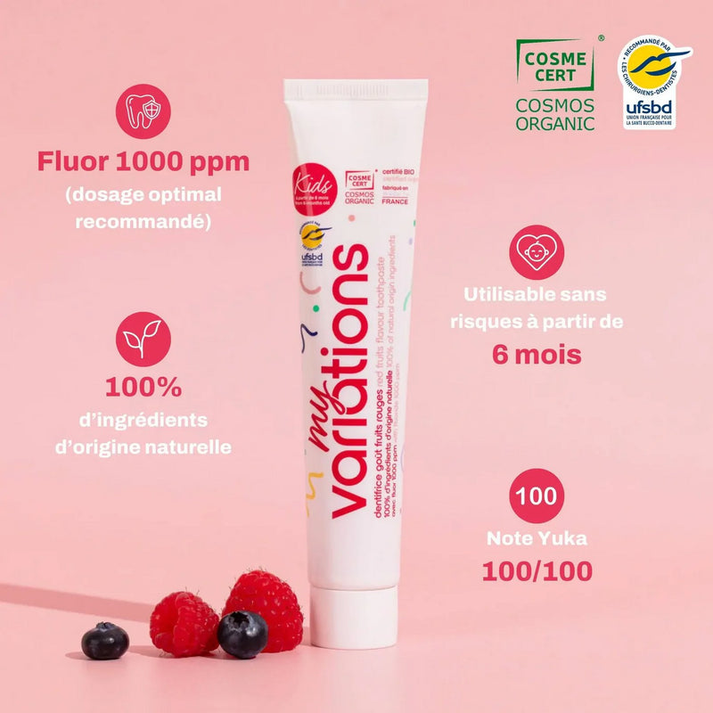 Dentifrice Enfant - Certifié Bio