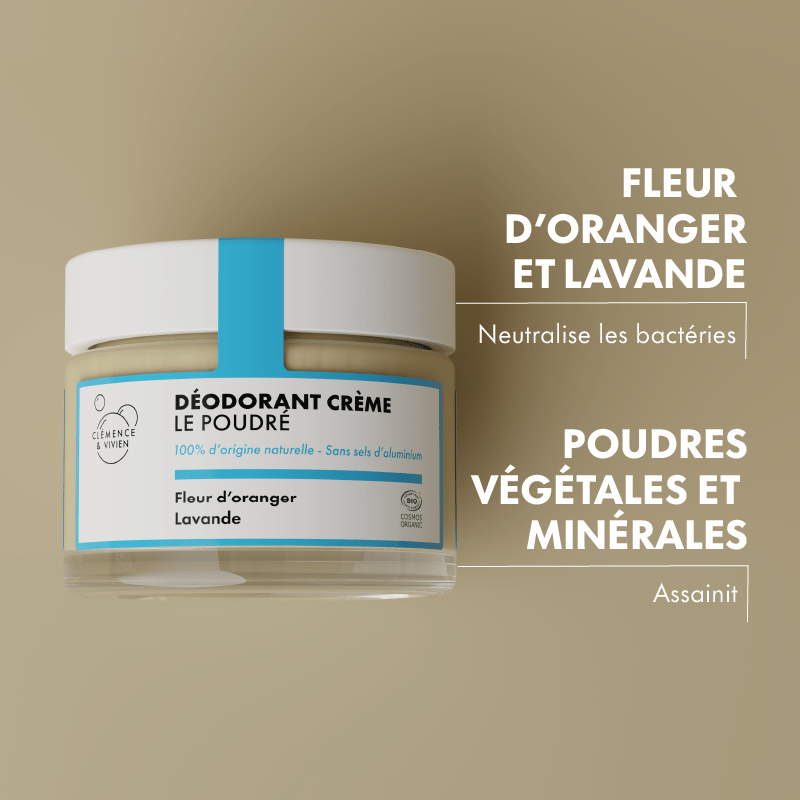 Déodorant naturel le poudré - Clémence & Vivien