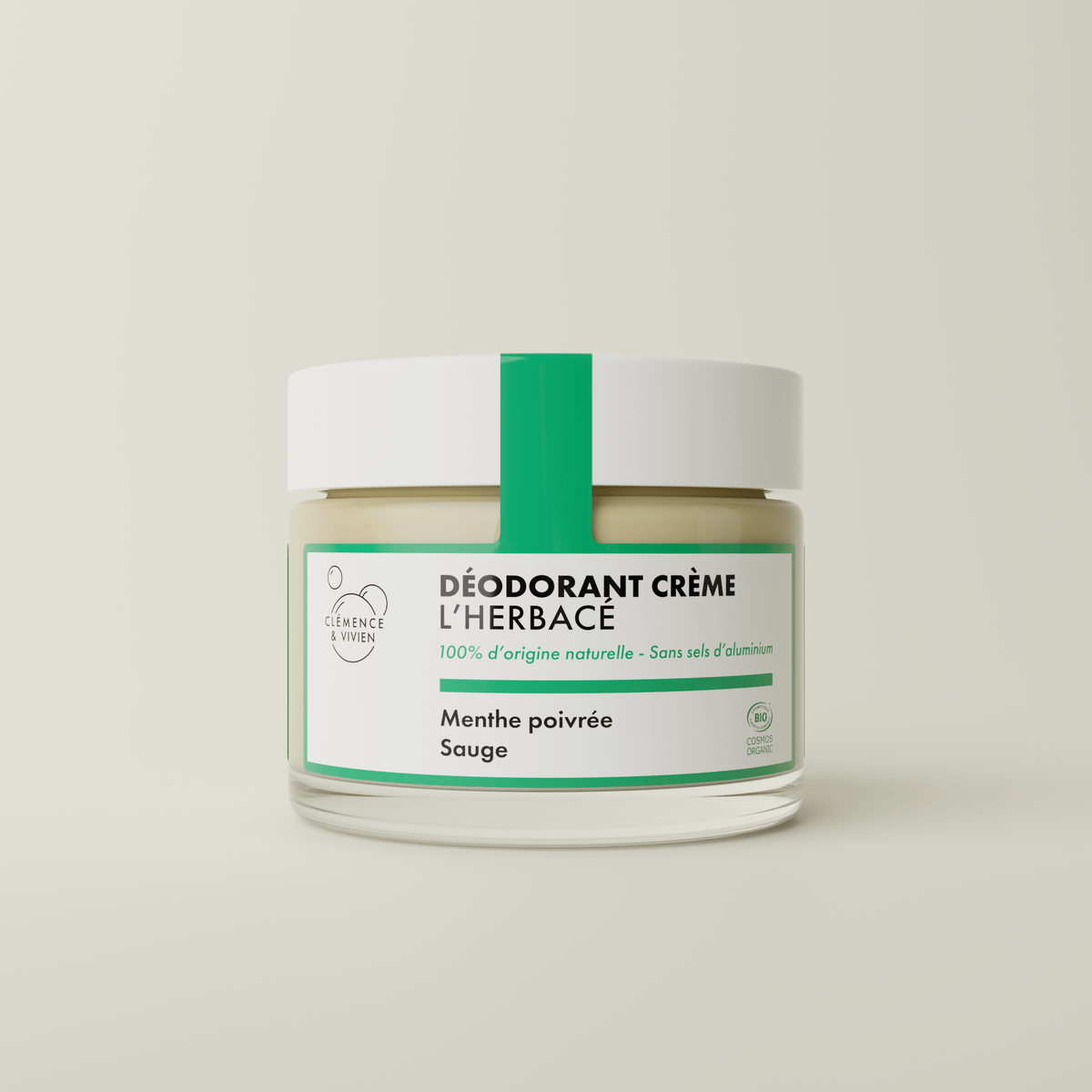 Déodorant naturel l'herbacé - Clémence & Vivien