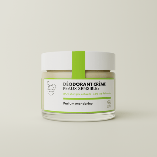 Déodorant naturel peaux sensibles mandarine - Clémence & Vivien
